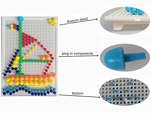 Juego de puzle creativo de 296 piezas con forma de seta, juguetes educativos para niños (colores al azar)