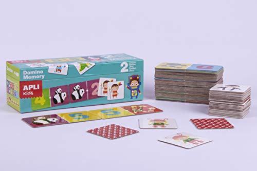 Juego Educativo APLI Kids Domino Y Memory 2 EN 1