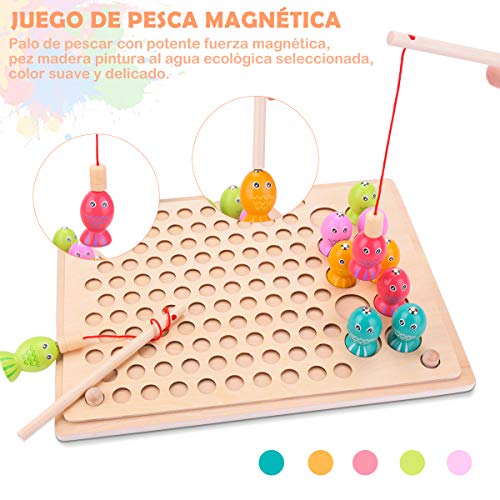 Juguete Educativo de Primera Infancia para Crear Multiples Combinacones, Creativo Juguete Educativo para Niños y Padres, Educación Temprana Rompecabezas Manos Cerebro Entrenamiento