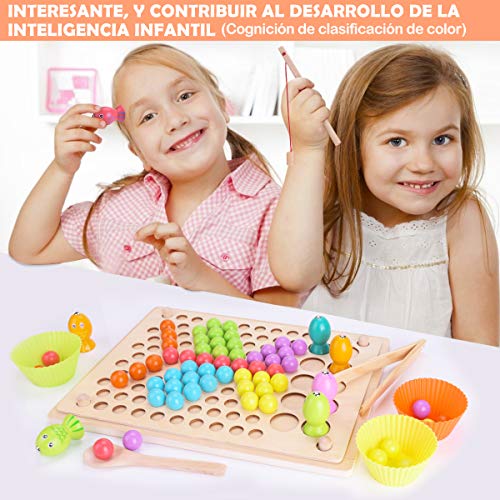 Juguete Educativo de Primera Infancia para Crear Multiples Combinacones, Creativo Juguete Educativo para Niños y Padres, Educación Temprana Rompecabezas Manos Cerebro Entrenamiento