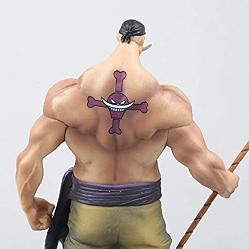 Juguetes JKMQA Rey de robo por favor ver la figura animada - Rey de los Piratas de cuatro emperador blanco Grupo lápida barba + modelo de caja vertical de edad de los juguetes - hijos de Marvel recogi