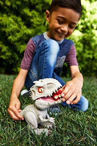 Jurassic World Feeding Frenzy Indominus Rex, mini dinosaurios de juguete para niños y niñas +4 años (Mattel GMT90)