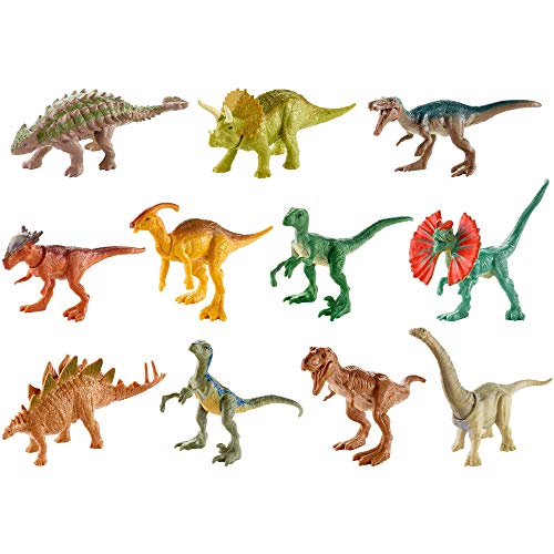 Jurassic World - Minidinosaurios de acción, Dinosaurios de Juguete, modelos surtidos, 1 unidad