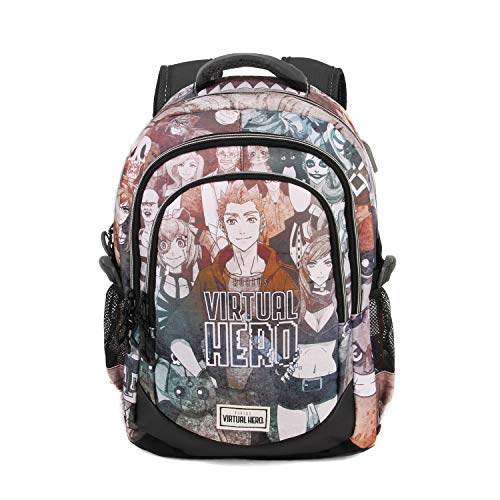 Karactermania Virtual Hero VH-Running HS - Mochila, Multicolor, 44 cm