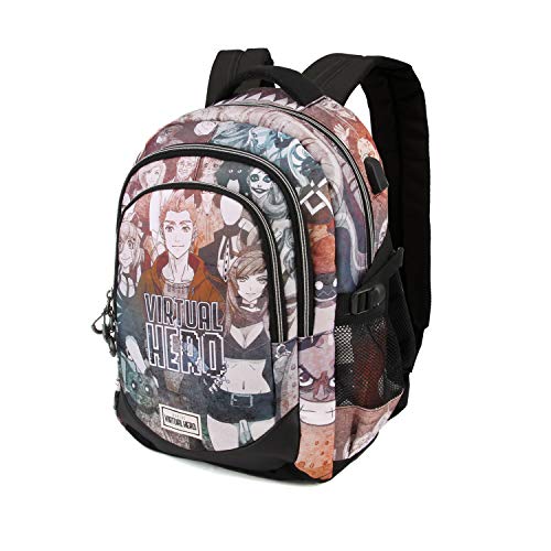 Karactermania Virtual Hero VH-Running HS - Mochila, Multicolor, 44 cm