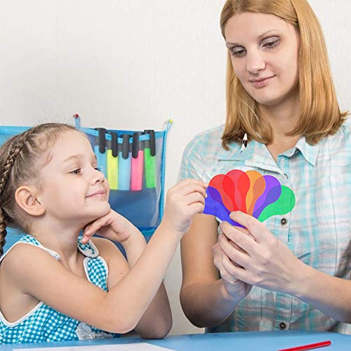 KATOOM Paletas de Colores 6 Piezas, Lentes de Mezcla translúcidas Recursos de Aprendizaje primarios para niños Estudiar Ciencias Educación Escolar temprana (Rojo Amarillo Azul Verde Naranja Púrpura)