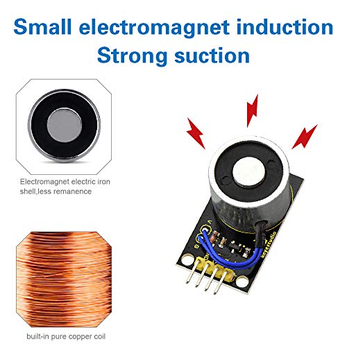 KEYESTUDIO Módulo de Electroimán Proyectos de DIY Herramientas para Arduino Mega2560 R3