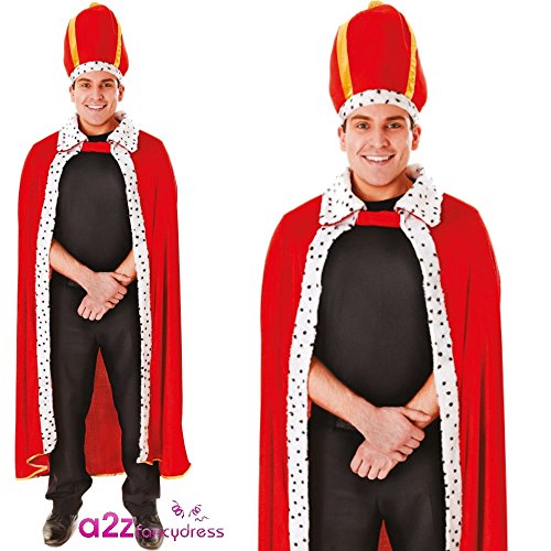 Kings - Disfraz de rey para hombre, talla única (AC733)