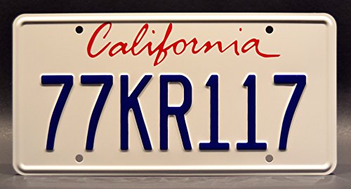 Knight Rider | KITT + 77KR117 | Metal Stamped License Plates