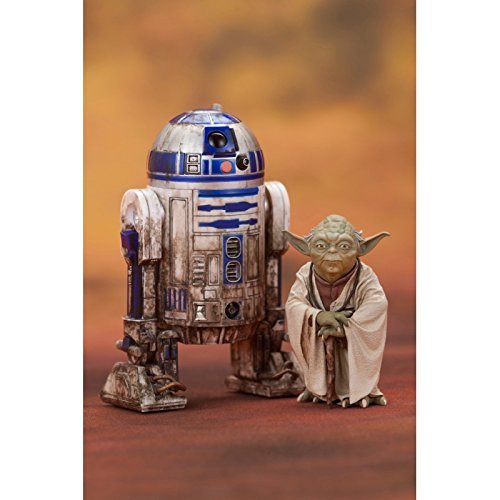 Kotobukiya KSW95 Escala 1:10 R2-D2 y Yoda Dagobah Figura (Juego de 2)