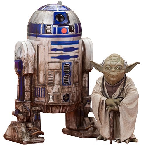 Kotobukiya KSW95 Escala 1:10 R2-D2 y Yoda Dagobah Figura (Juego de 2)