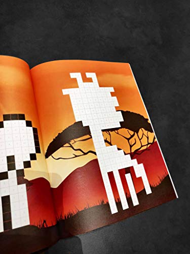 La Manufacture du Pixel – Libro de mosaicos autoadhesivos con número – Animales Mignons – Pixel Art, ocio creativo, Mosaico y divertido.