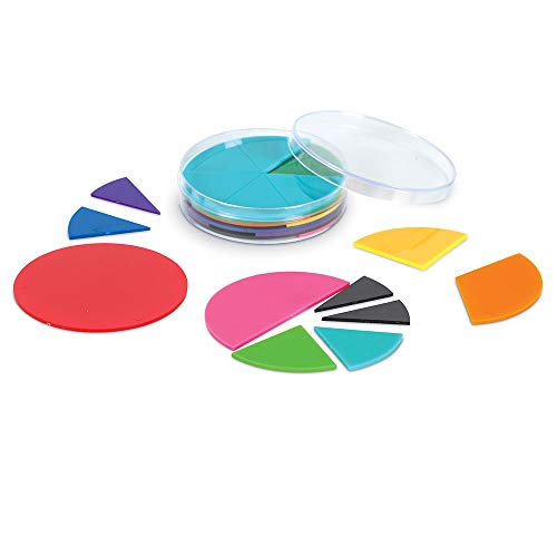 Learning Resources- Círculos Rainbow Fraction Deluxe, Color (LER0617)