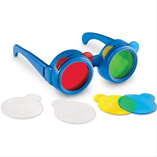 Learning Resources- Gafas con Lentes Intercambiables de Colores (LER2446)