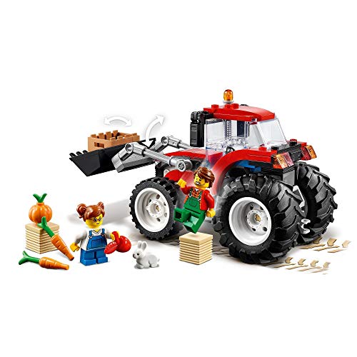 LEGO 60287 City Tractor Set de Granja con Figura de Conejo, Juguete de Construcción para Niños y Niñas a Partir de 5 Años