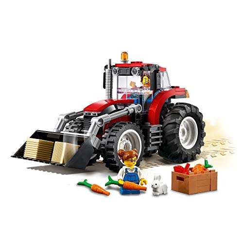 LEGO 60287 City Tractor Set de Granja con Figura de Conejo, Juguete de Construcción para Niños y Niñas a Partir de 5 Años