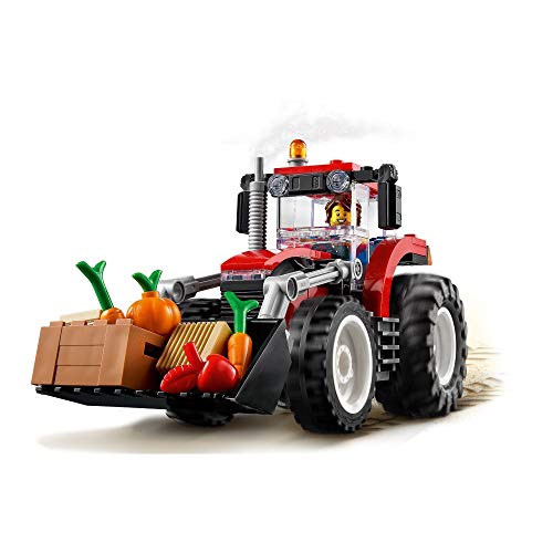 LEGO 60287 City Tractor Set de Granja con Figura de Conejo, Juguete de Construcción para Niños y Niñas a Partir de 5 Años