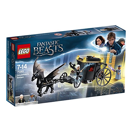 LEGO Animales Fantásticos - Huida de Grindelwald, Juguete de Construcción del Mundo Mágico de Fantastic Beasts (75951)