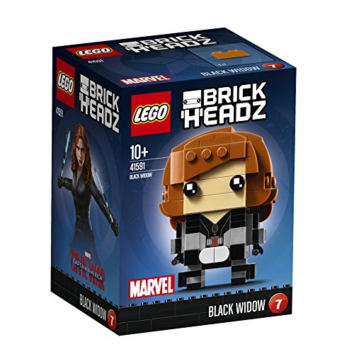 LEGO Brickheads - Viuda Negra, Juguete de Construcción, Figura de la Vengadora del Universo Marvel (41591)