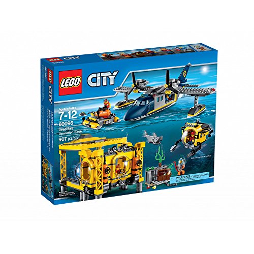 LEGO City Base de Operaciones de Exploración Submarina - Juegos de construcción (Multicolor, 7 año(s), 907 Pieza(s), Niño, 12 año(s), 3 Pieza(s))