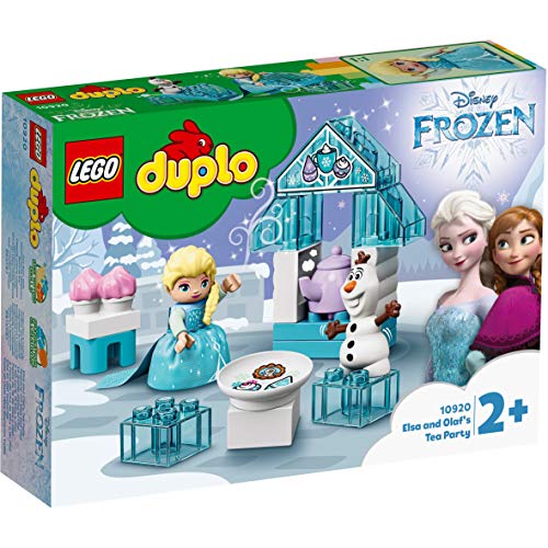 LEGO DUPLO Princess - Fiesta de Té de Elsa y Olaf, Juguete Inspirado en la Película Frozen II, Incluye dos Personajes de la Película para Recrear las Aventuras, A Partir de 2 Años (10920)