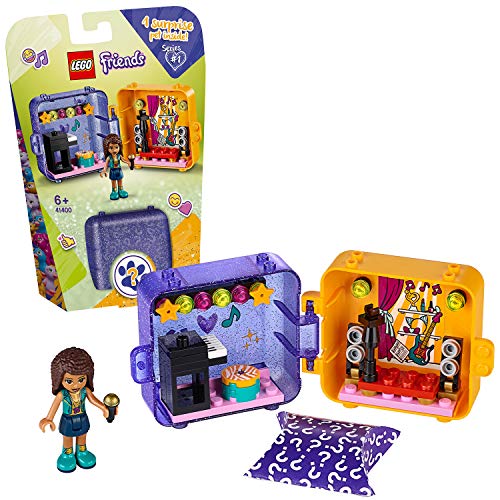 LEGO Friends - Cubo de Juegos de Andrea, Caja de Juguete con Accesorios y Mini Muñeca de Andrea, Set Recomendado a Partir de 6 Años (41400) , color/modelo surtido