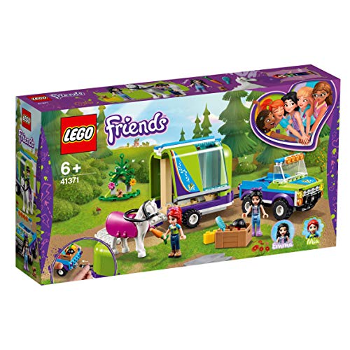 LEGO Friends - Remolque del Caballo de Mia Nuevo juguete de construcción de Coche con Remolque, incluye dos mini muñecas (41371)