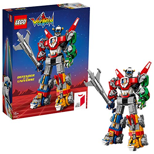 LEGO Ideas - Voltron, Set de Construcción del Legendario Defensor del Universo para Construir, Exponer y Coleccionar a Partir de 16 Años, Cuenta con 5 Leones Articulados (21311)