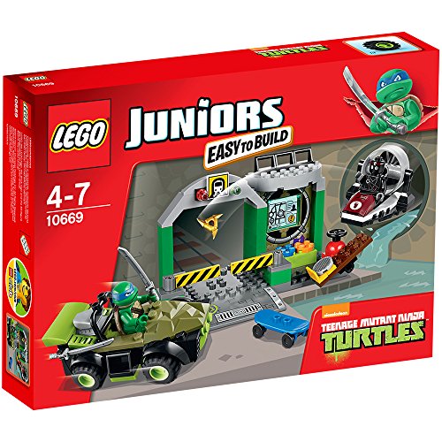 LEGO Juniors - La guarida de Las Tortugas, Juego de construcción (10669)