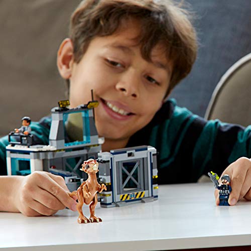 LEGO Jurassic World - Fuga del Stygimoloch, Set de Construcción de Juguete de Dinosaurio para Niños y Niñas de 6 a 12 Años con Minifiguras (75927)