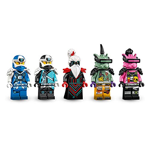 LEGO Ninjago - Ciberdragón de Jay, Set de Construcción con Minifiguras de Jay, Nya y Unagami, Juguete Inspirado en Prime Empire (71711)