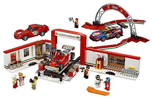 LEGO Speed Champions - Taller Definitivo de Ferrari, Set de Construcción de Formula 1, Juguete de Carreras de Coches (75889) , color/modelo surtido