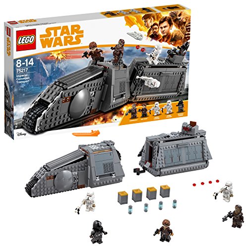 LEGO Star Wars - Imperial Conveyex Transport, Juguete de Construcción de la Guerra de las Galaxias Basado en la Película de Han Solo, Incluye Minifiguras (75217)