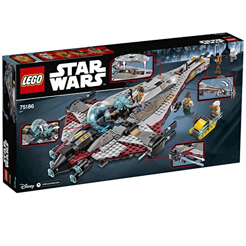 LEGO Star Wars - The Arrowhead, Maqueta de Juguete Detallada de la Nave de La Guerra de las Galaxias (75186)