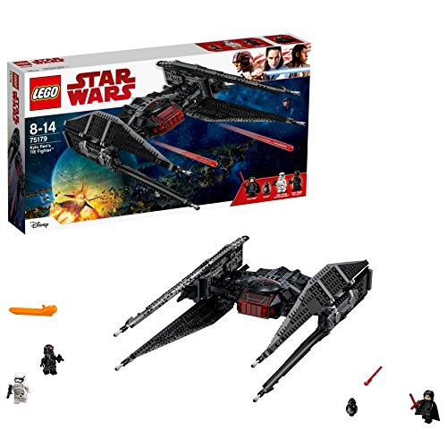 LEGO Star Wars - Tie Fighter de Kylo Ren, Nave Espacial de Juguete de la Saga La Guerra de las Galaxias (75179)