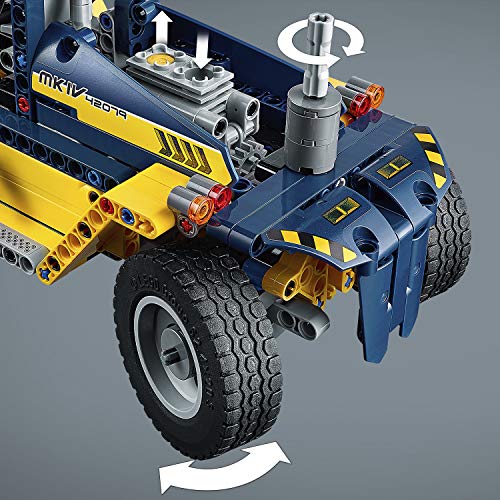 LEGO Technic - Carretilla Elevadora de Alto Rendimiento, Juguete de Construcción de Vehículo de Logística (42079)