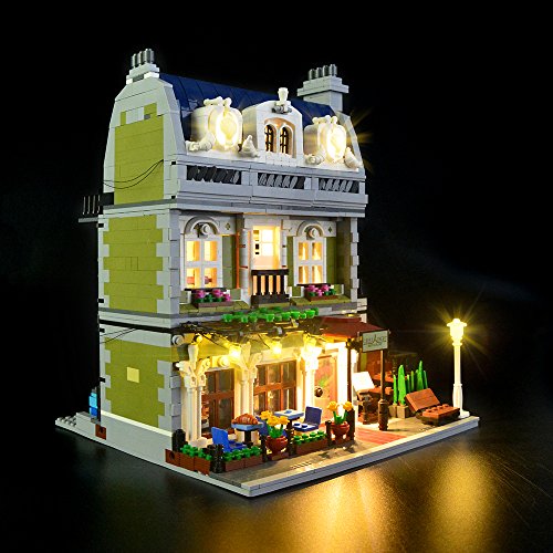 LIGHTAILING Conjunto de Luces (Creator Restaurant Parisien) Modelo de Construcción de Bloques - Kit de luz LED Compatible con Lego 10243 (NO Incluido en el Modelo)