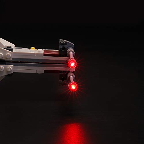 LIGHTAILING Conjunto de Luces (Star Wars Caza Estelar ala-x) Modelo de Construcción de Bloques - Kit de luz LED Compatible con Lego 75218 (NO Incluido en el Modelo)