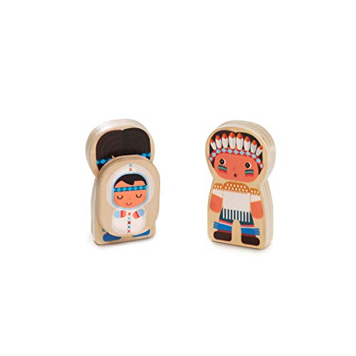 LILLIPUTIENS L-83146 - Tribu de indios y tipi