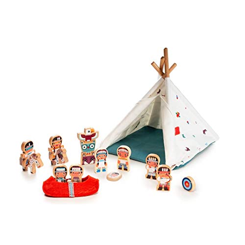 LILLIPUTIENS L-83146 - Tribu de indios y tipi