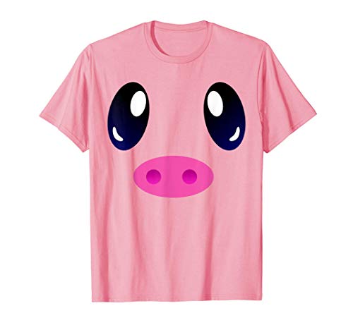 lindo cerdo disfraz Bebé cerdito cara Lechones Camiseta