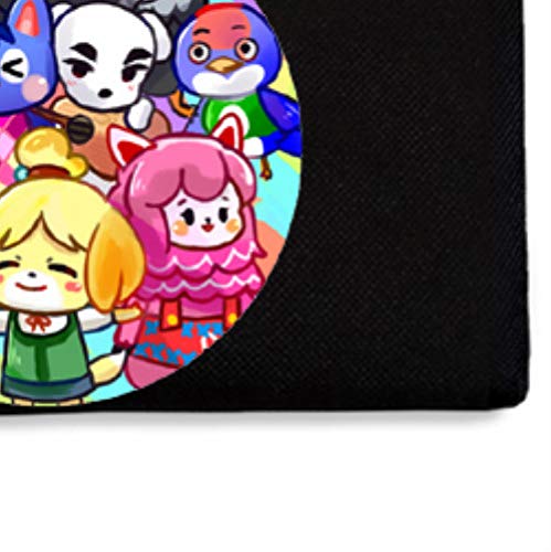 LINGJIA Artículos del Juego Animal Crossing Animal Crossing Animal Crossing Friends Club Caja de papelería de Maquillaje portátil Lienzo Cambio de Mano Bolsa de teléfono móvil Bolsa de Almacenamiento