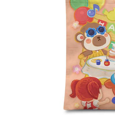 LINGJIA Artículos del Juego Animal Crossing Colección Animal Crossing, el Mismo Bolso Bandolera de Lona Alrededor