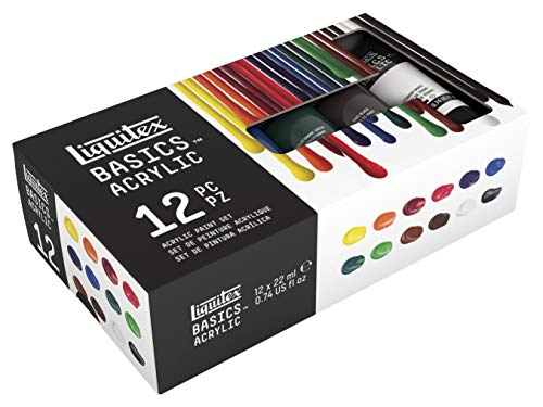 LIQUITEX Acrílico Basics, Surtido, 12x22 ml