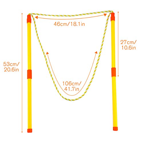 Locisne Varita de Burbujas de 2 Pares Varita de Burbujas Gigante para niños, diversión Grandes Juguetes de Varita de Burbujas enormes Verano al Aire Libre Jardín Actividad Juegos para niños Adultos