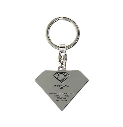 Logoshirt DC Comics - Superhéroe - Superman Logo Llavero - Key-Ring - Coloreado - Diseño Original con Licencia