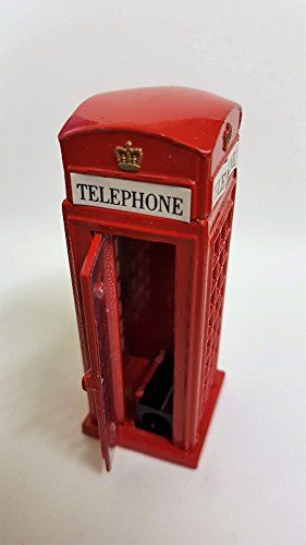 Londres calle escena - Juego de 3 sacapuntas Metal fundido/rojo caja de teléfono/Routemaster/de autobús de dos pisos caja de correos británica/ UK Souvenir/Unión Jack Box/para escuela oficina casa