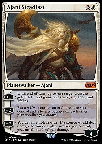 Magic: the Gathering - Ajani Steadfast (001/269) - Magic 2015 by Magic: the Gathering