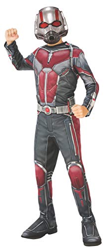 Marvel - Disfraz de Ant Man "El Hombre Hormiga" para niño, infantil 8-10 años (Rubie's 641061-L)