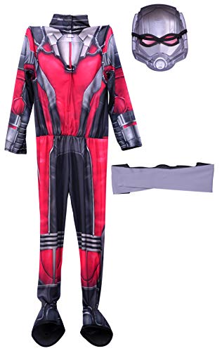 Marvel - Disfraz de Ant Man "El Hombre Hormiga" para niño, infantil 8-10 años (Rubie's 641061-L)